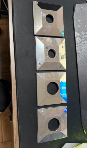 Shower Cover ABS Electroplating Work